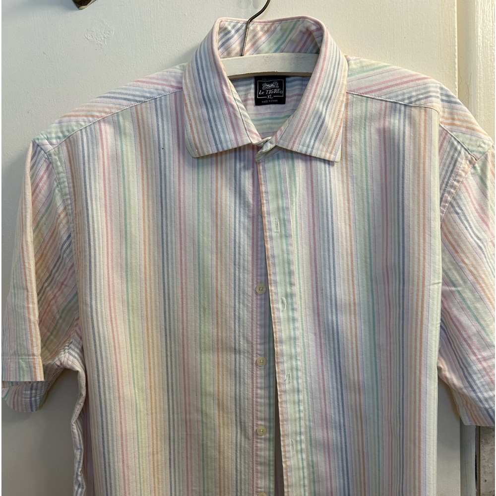 Soft rainbow style short, sleeve, unisex